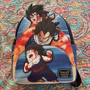 Loungefly Dragon Ball Z Multicolor Backpack